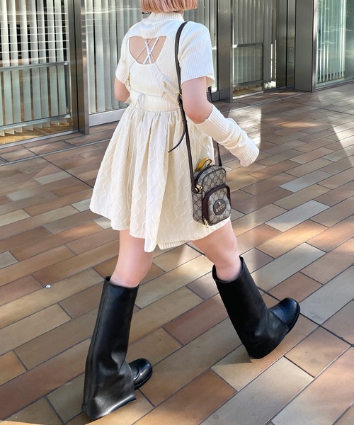 「Alley by w closet」 ノースリーブチュニック FREE ライトブルー レディース_画像5