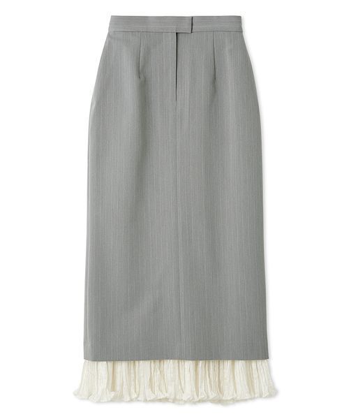 SNIDEL（スナイデル） スカート プリーツドッキングナロースカート