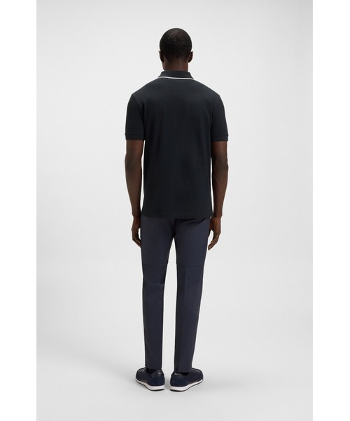 STONE  ブラックポロシャツ SLIM FIT 2200010-s001801.jpg
