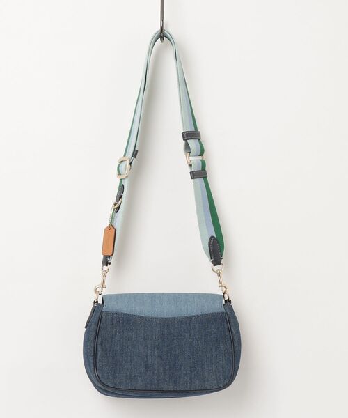 COACH（コーチ） ワンポイントショルダーバッグ - ブルー レディース