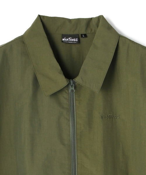 「WILD THINGS」 半袖シャツ MEDIUM オリーブ メンズの画像