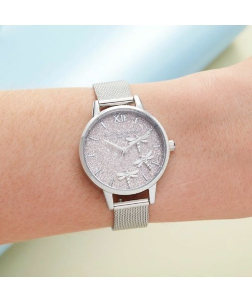 「OLIVIA BURTON」 アナログ腕時計 - ブラック レディース_画像8