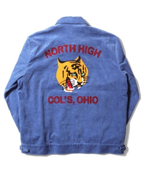 「HOUSTON」 コーデュロイジャケット MEDIUM オリーブドラブ メンズ_画像3