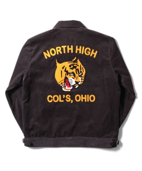 「HOUSTON」 コーデュロイジャケット MEDIUM オリーブドラブ メンズ_画像5