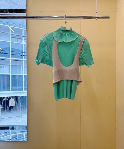 kotohayokozawa（コトハヨコザワ） tシャツ LAYERED SHORT-SLEEVE TOP