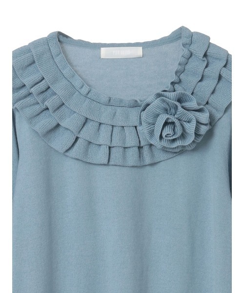 PINK HOUSE（ピンクハウス） ニット セーター フラワーモチーフ