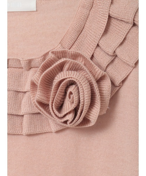 PINK HOUSE（ピンクハウス） ニット セーター フラワーモチーフ