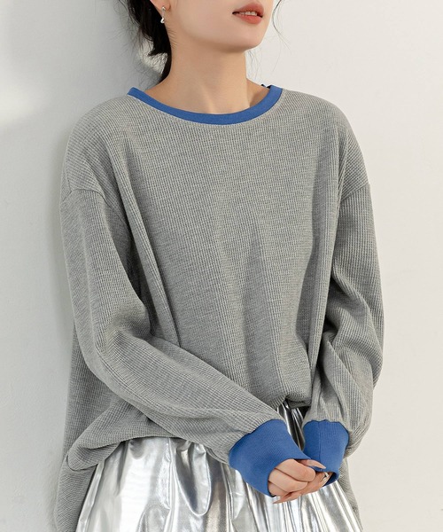 DAY CLOSET 長袖カットソー FREE グレー レディース : ZOZOTOWN Yahoo