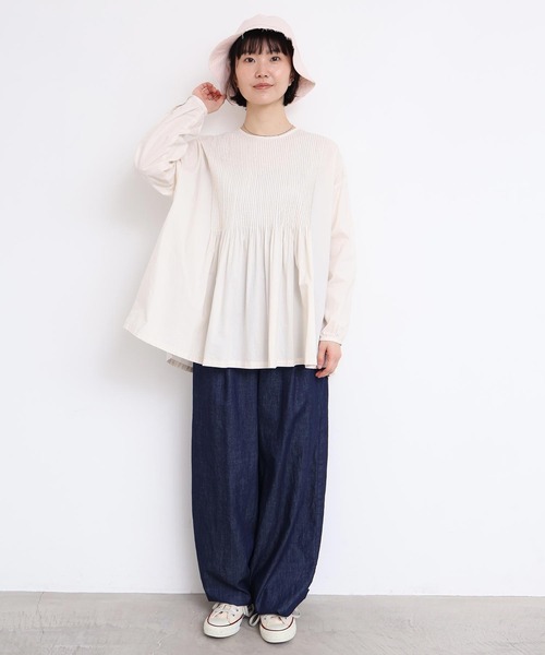 l'atelier du savon（アトリエドゥサボン） ブラウス シャツ ○バスク