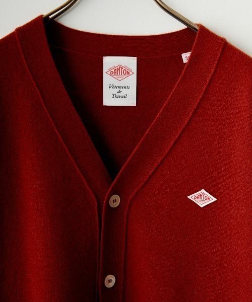 Danton（ダントン） ニットカーディガン 40 キャメル レディース