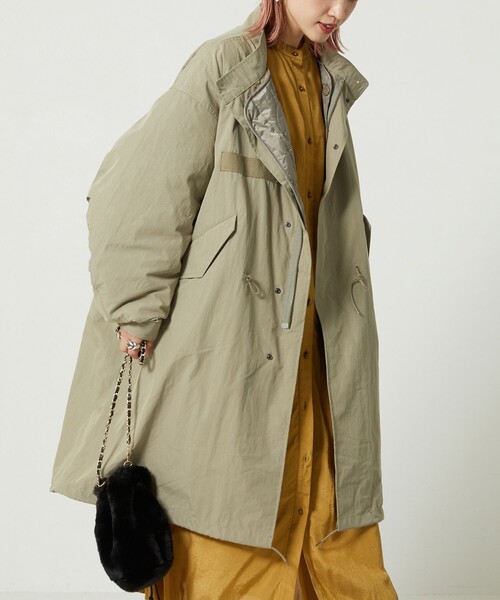 FREAK'S STORE（フリークスストア） モッズコート フリ- ベージュ