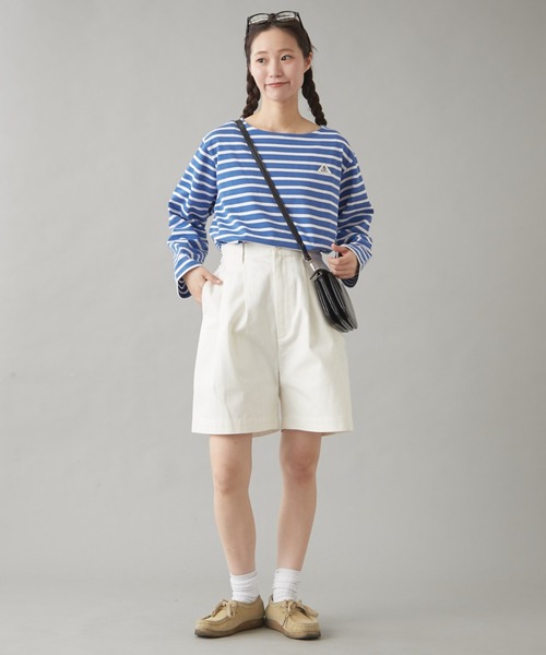 「GEVACO」 長袖カットソー SMALL ブラウン レディース_画像3