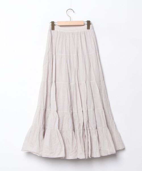 「GOUT COMMUN」 フレアスカート 38 ベージュ レディース_画像2