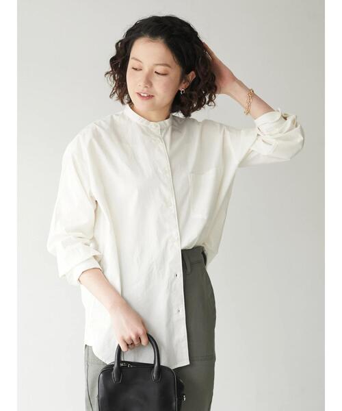 「CRAFT STANDARD BOUTIQUE」 長袖ブラウス M グリーン系その他3 レディース_画像2