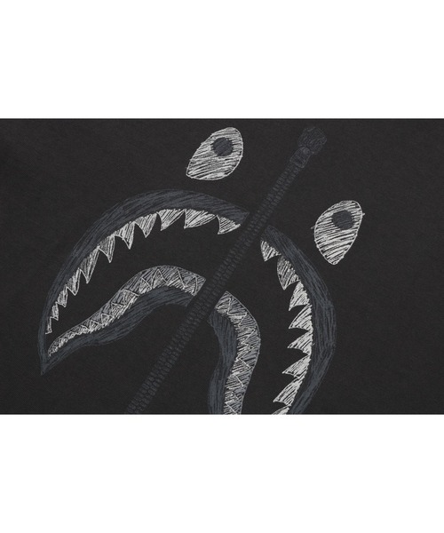 A BATHING APE（アベイシングエイプ） tシャツ GARMENT DYE SHARK
