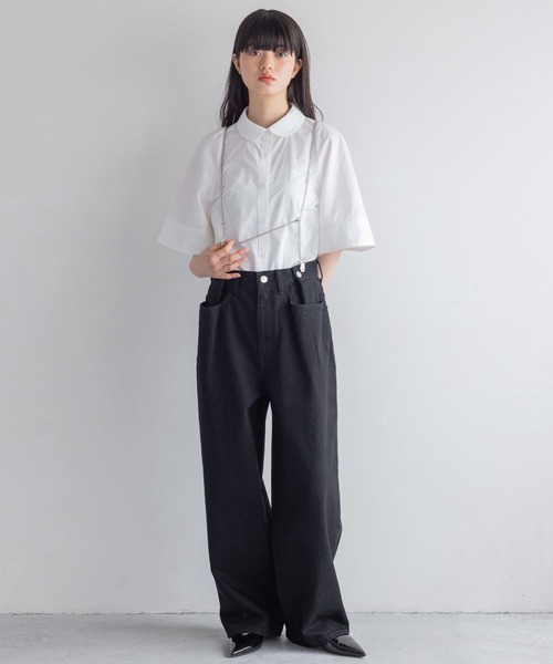 「yuw」 サスペンダー FREE シルバー レディース_画像3