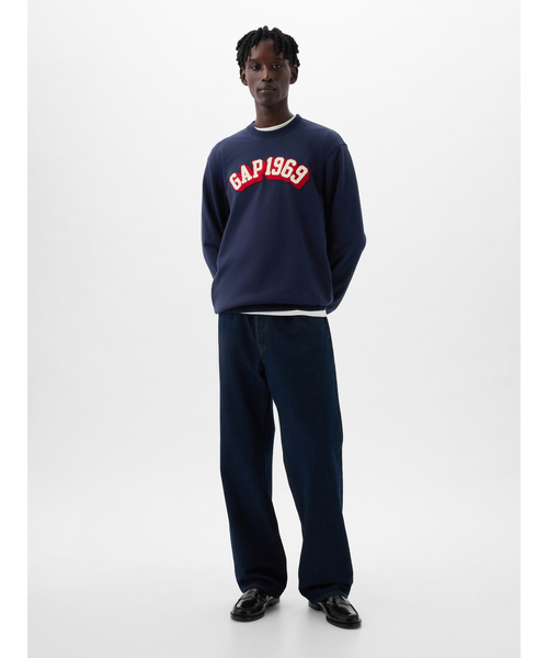 「GAP」 スウェットカットソー X-SMALL ブラック メンズ_画像7
