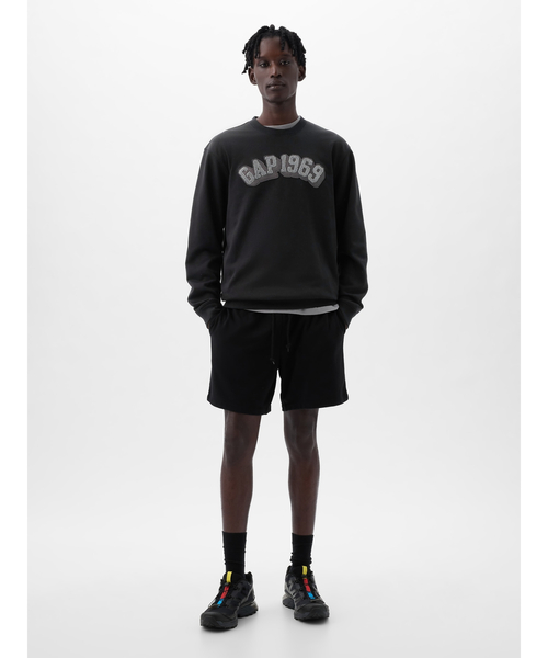 「GAP」 スウェットカットソー X-SMALL ブラック メンズ_画像8