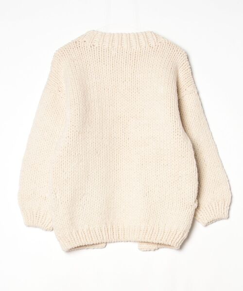 「TODAYFUL」 ニットカーディガン 36inch ホワイト レディース_画像2