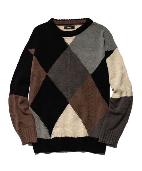 「glamb」 長袖ニット M ブルー メンズの画像