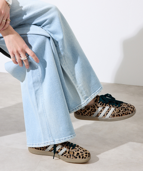 スニーカー adidas/アディダス SAMBA OG W LEOPARD KI6674 レディース