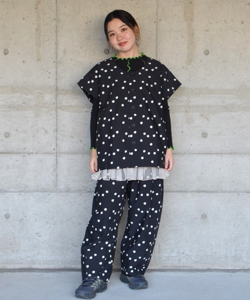 「HOGAN RANCH WEAR」 半袖ブラウス 160cm グリーン レディース_画像5