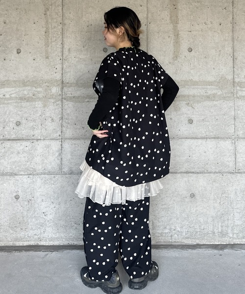 「HOGAN RANCH WEAR」 半袖ブラウス 160cm グリーン レディース_画像6