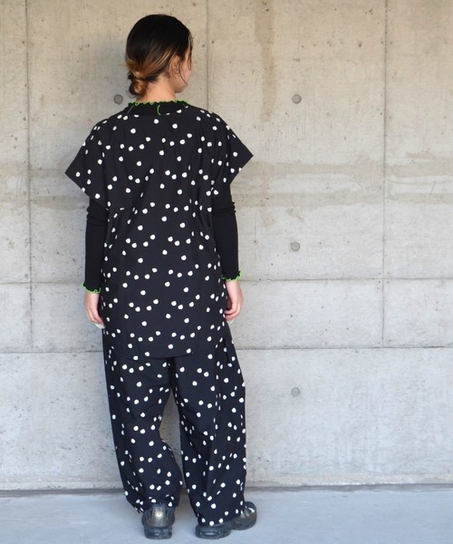 「HOGAN RANCH WEAR」 半袖ブラウス 160cm グリーン レディース_画像8
