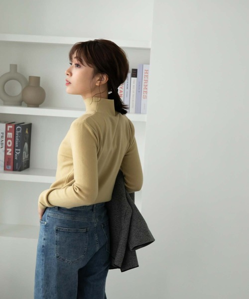 「Edit Sheen」 長袖ニット M ブラック レディース_画像2