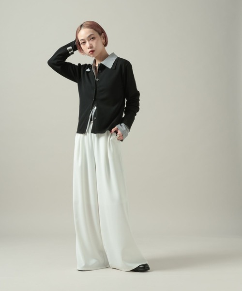 meiページ PAGEBOY（ページボーイ） ワイドパンツ スラックス パンツ 「mei企画