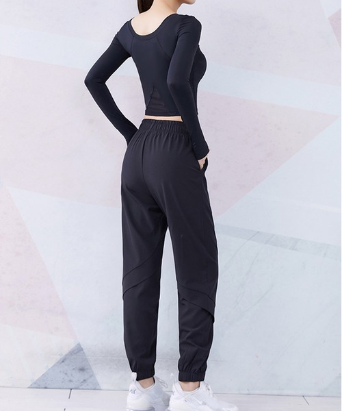 「HYSSHOP」 セットアップ M ブラック レディース_画像3