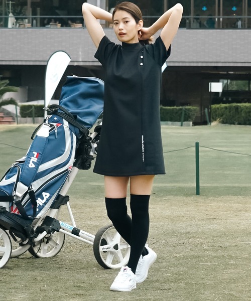「marie claire」 半袖ワンピース SMALL ライトグレー レディース_画像3
