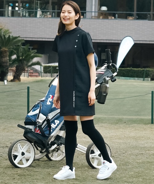「marie claire」 半袖ワンピース SMALL ライトグレー レディース_画像4