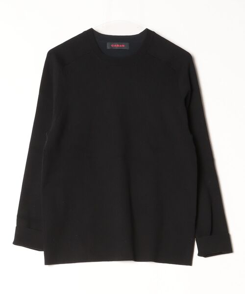 「CABaN」 長袖ニット L ブラック メンズ
