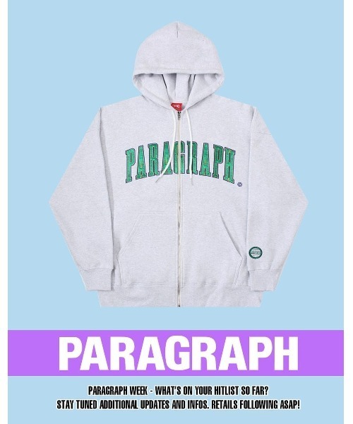 「Paragraph」 ジップアップパーカー FREE ネイビー メンズ_画像4