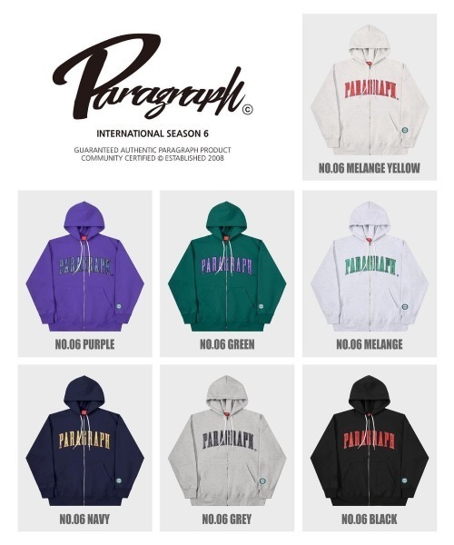 「Paragraph」 ジップアップパーカー FREE ネイビー メンズ_画像5