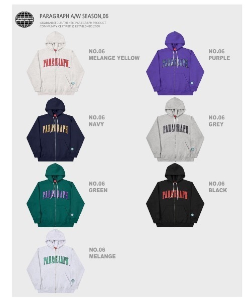 「Paragraph」 ジップアップパーカー FREE ネイビー メンズ_画像7