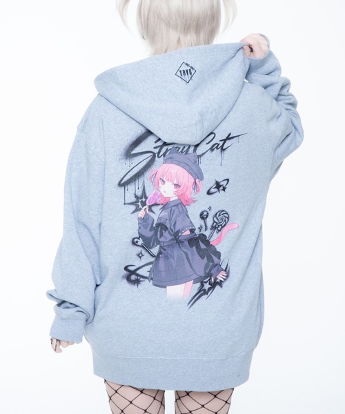 TRAVAS TOKYO（トラバストーキョー） パーカー ×しゅがおコラボZIPPK
