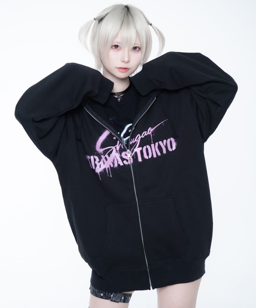TRAVAS TOKYO（トラバストーキョー） パーカー ×しゅがおコラボZIPPK