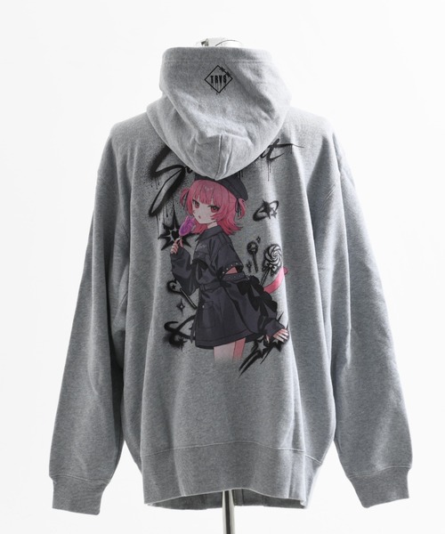 TRAVAS TOKYO（トラバストーキョー） パーカー ×しゅがおコラボZIPPK
