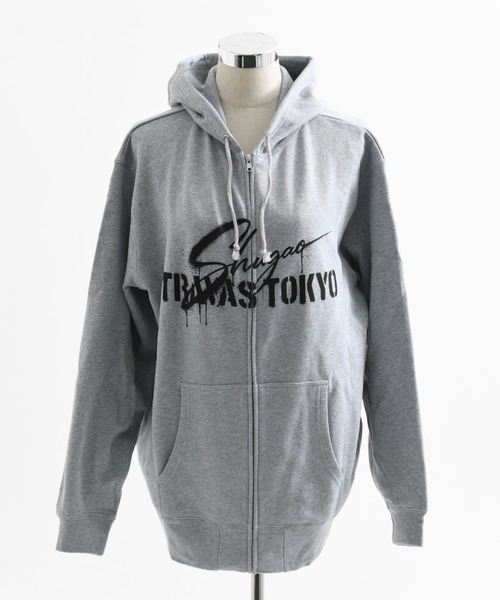 TRAVAS TOKYO（トラバストーキョー） パーカー ×しゅがおコラボZIPPK