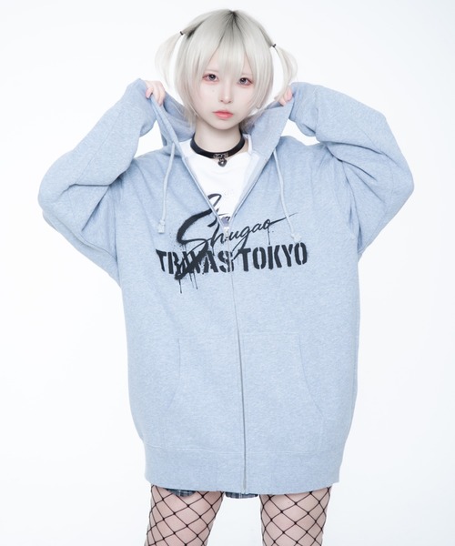 TRAVAS TOKYO（トラバストーキョー） パーカー ×しゅがおコラボZIPPK