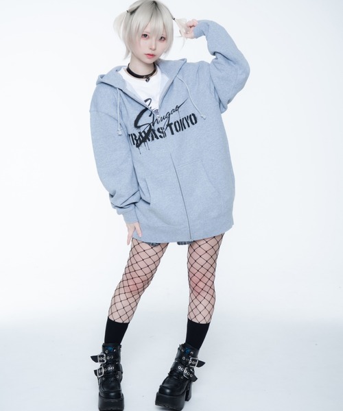 TRAVAS TOKYO（トラバストーキョー） パーカー ×しゅがおコラボZIPPK