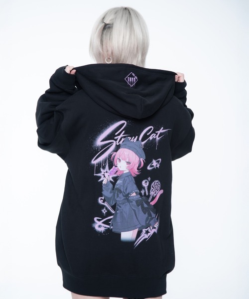 TRAVAS TOKYO（トラバストーキョー） パーカー ×しゅがおコラボZIPPK