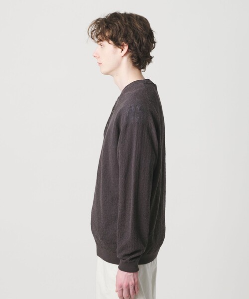 MASU 立体的テクスチャーセーター 46サイズ BEAUTY＆YOUTH UNITED ARROWS セーター ニット テクスチャード 3ボタン