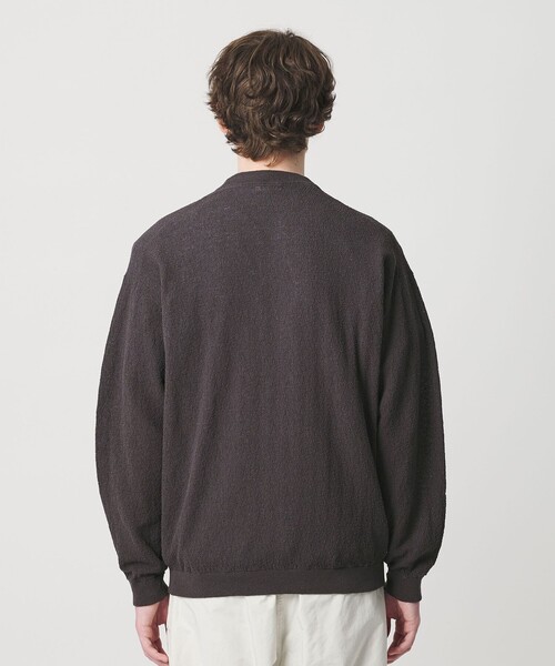 BEAUTY＆YOUTH UNITED ARROWS セーター ニット テクスチャード 3ボタン