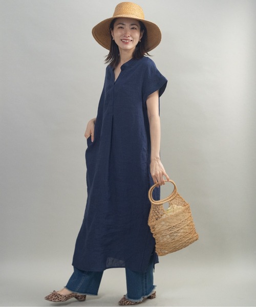 ワンピース リネン カフタンワンピース : ZOZOTOWN Yahoo!店 - 通販