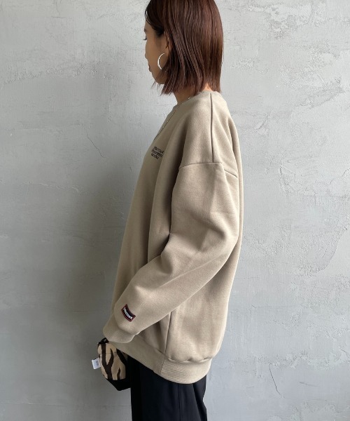「Marmot」 スウェットカットソー X-LARGE グレー レディース_画像4