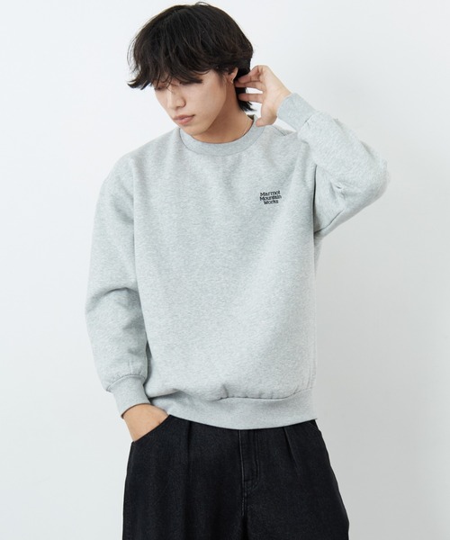 「Marmot」 スウェットカットソー X-LARGE グレー レディース_画像7