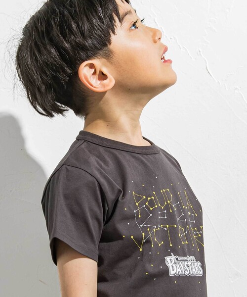 BeBe（ベベ） tシャツ 「NPB 横浜DeNAベイスターズ」星空ロゴ半袖T